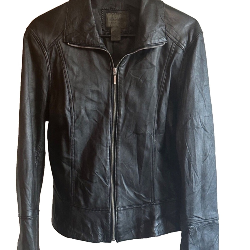 JohnPaulRichard Classic Black Leather Jacket - Picture 1 of 5